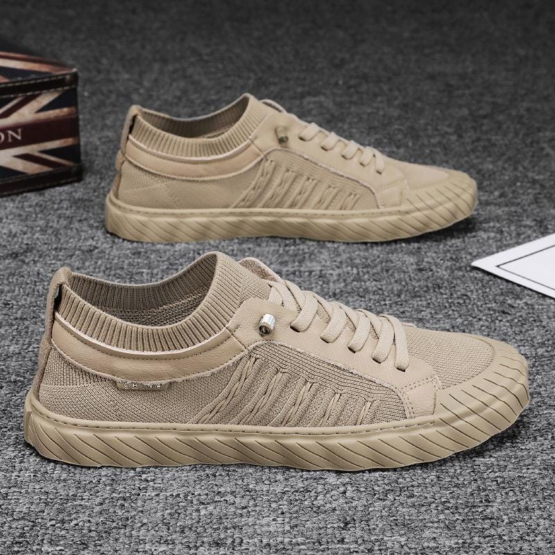 Titanium Canvas Casual Trainers