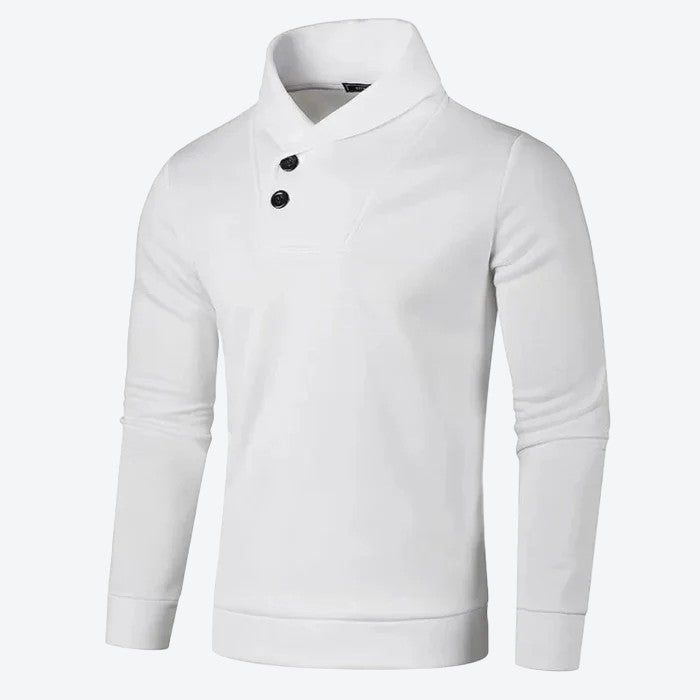 Men's High Neck Pullover Sweater