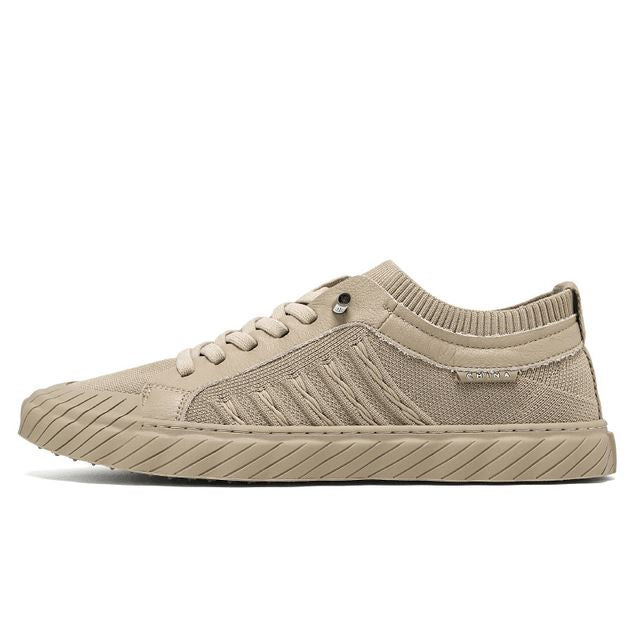 Titanium Canvas Casual Trainers