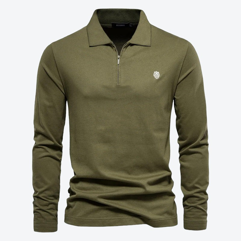 Lion Long Sleeve Polo Shirt