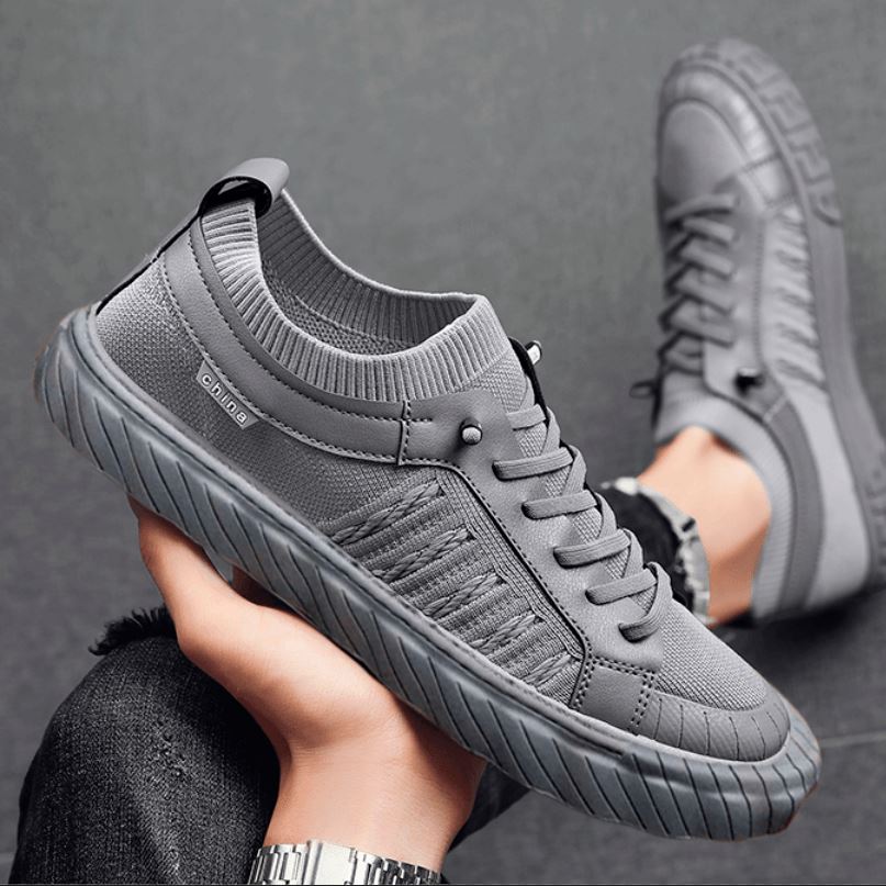Titanium Canvas Casual Trainers