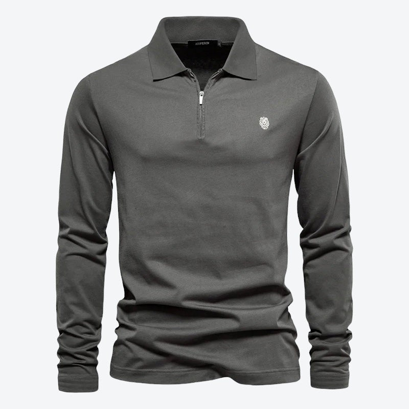 Lion Long Sleeve Polo Shirt