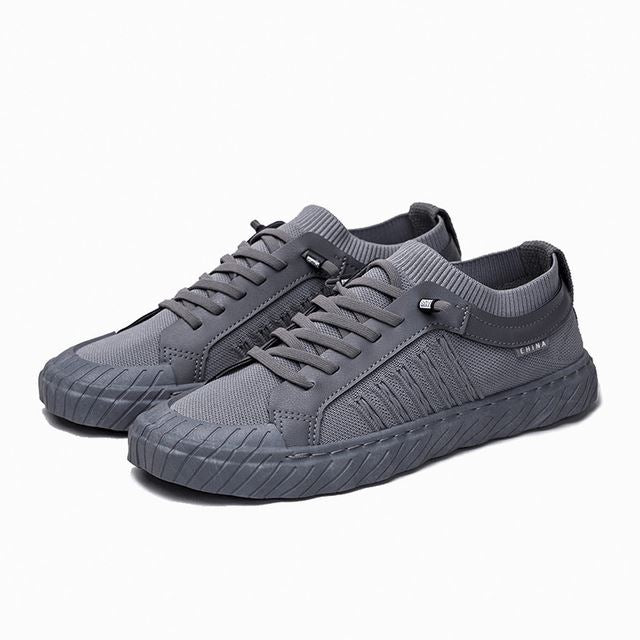 Titanium Canvas Casual Trainers