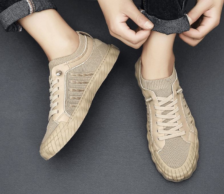 Titanium Canvas Casual Trainers