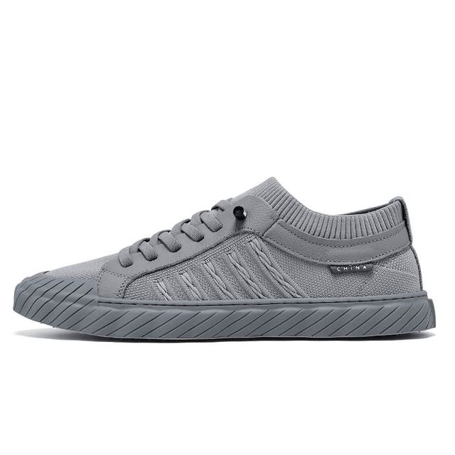 Titanium Canvas Casual Trainers