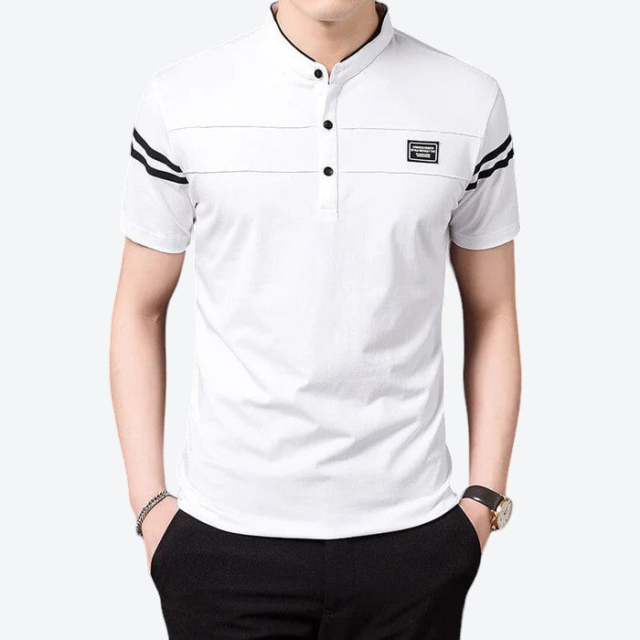 Premium Fabric Men’s Polo Shirt – Elegany
