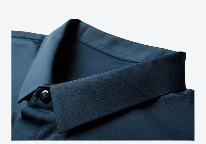 Men’s Premium Long Sleeve Silk Shirt – Elegant Design