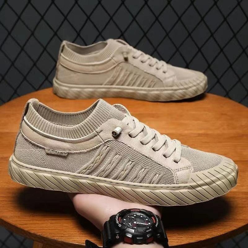 Titanium Canvas Casual Trainers