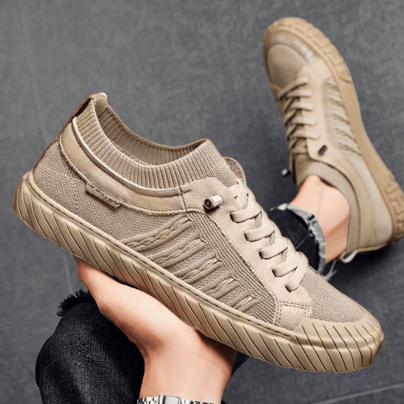 Titanium Canvas Casual Trainers
