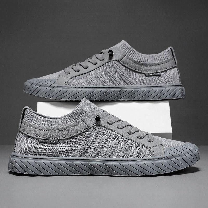 Titanium Canvas Casual Trainers