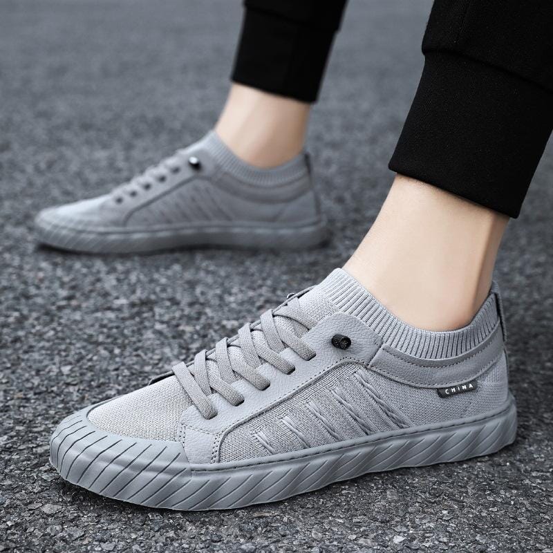 Titanium Canvas Casual Trainers