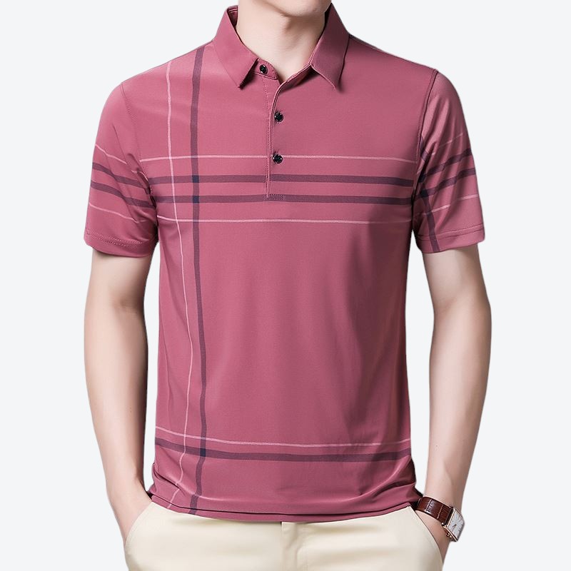 Striped Polo Shirt – Elegant