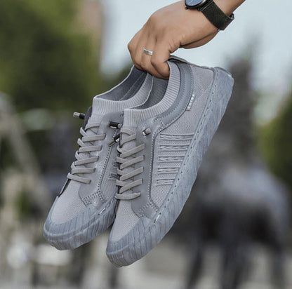 Titanium Canvas Casual Trainers