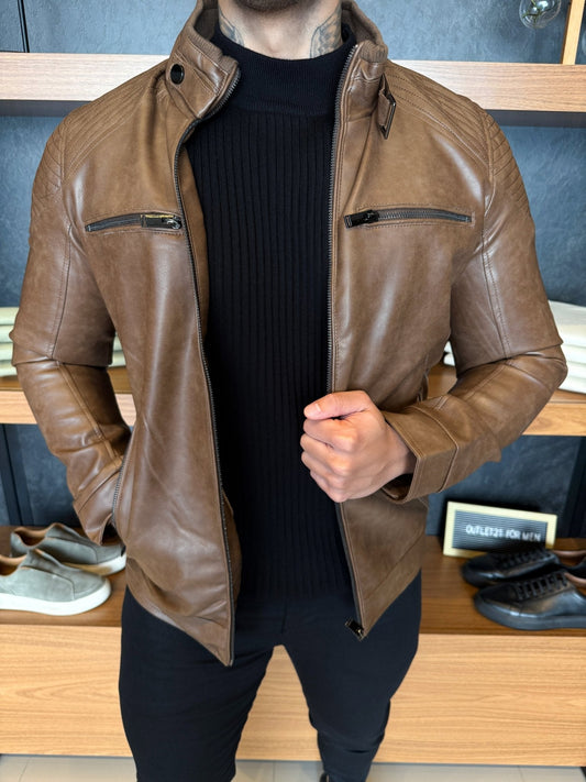 Men’s Brown Leather Jacket