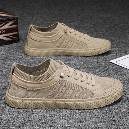 Titanium Canvas Casual Trainers