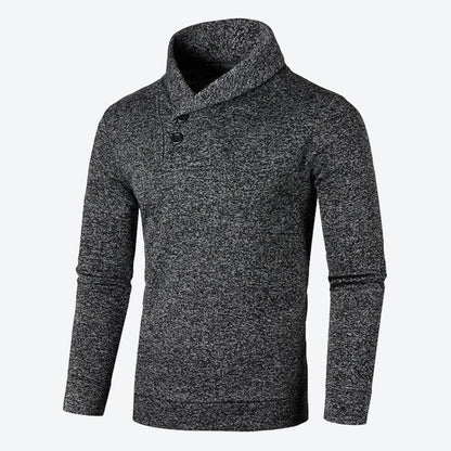 Men's High Neck Pullover Sweater