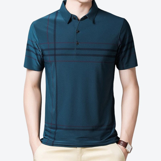Striped Polo Shirt – Elegant