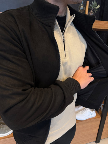 Men’s Black Suede Jacket